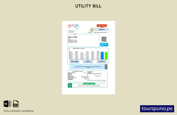 listo para imprimir plantilla de word   factura de servicios públicos de energ 4